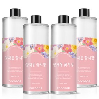 코코도르 디퓨저 리필, 양재동꽃시장, 500ml, 4개