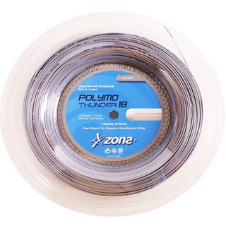 존스 폴리모 썬더1.15mm 실버 테니스 줄 스트링 인조십