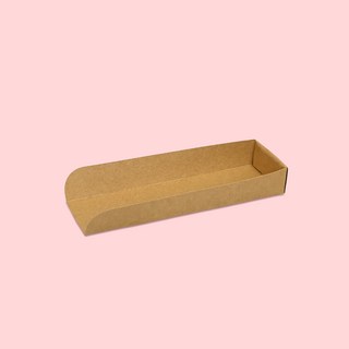 닭꼬치 소떡소떡 포장 크라프트 접이식 트레이 20cm 소, 1개, 500개