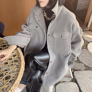 ( 혹은 빠른배송 울 50% 폴리 가슴반품 68CM 총길이 78CM ) 레브 울자켓-3COLOR