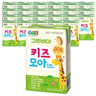 그린비아 키즈모아 24팩, 150ml, 24개