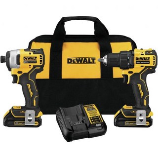 디월트 20V MAX 아토믹 무선 충전 드릴+임팩드릴 세트 DCK278C2, 1세트