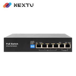 넥스트유 4+2포트 POE플러스 스위치허브 100Mbps, 01. POE706EF (1년무상 A/S), 1개