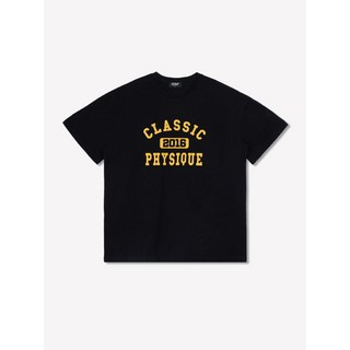 RBW CLASSIC PHYSIQUE 오버핏 블랙 헬스 반팔 티셔츠