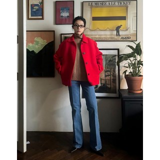 24FW 라이트블루 포켓 면혼방 데님 팬츠 VIPA4F109B1