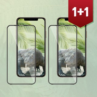 투에이비 글라스 [1+1] 아이폰 XS MAX 5D 풀커버 강화유리 액정보호필름