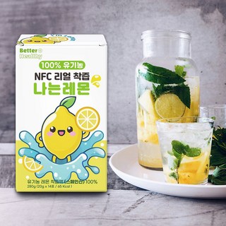 NFC착즙 나는레몬 유기농 레몬수 레몬즙 스틱 1박스 lot*611fC, 280g