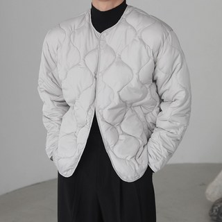 라이트 초경량 퀼팅 패딩 깔깔이 라운드넥 점퍼(3color)