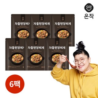 [온작] 이영자의 차돌된장찌개 800g X 6팩, 6개