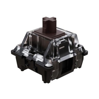 Gateron KS15 광학 스위치 MX Mechanical 게이밍 키보드용 | 45g 힘 선형 투명 상단 RGB 백라이트 120개 레드, 90 Pcs, Brown