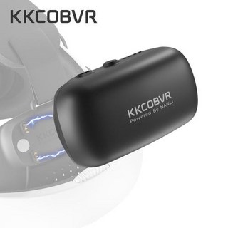 KKCOBVR 블랙 P2 배터리 10000mH 핏 포 Q3PRO Q2PRO O2 P4 헤드 스트랩 퀘스트 32PRO 호환 14 KKCOBVR 블랙 헤드 스트랩 배터리 KKCOBVR Q3PRO O2 P4 Q2PRO 및 기타 시리즈에 적합 P2, 1개, 1) KK-P2-B