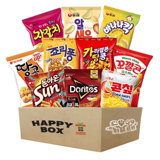 으쓱몰 인기과자 종합선물세트, 1세트, 10종1호