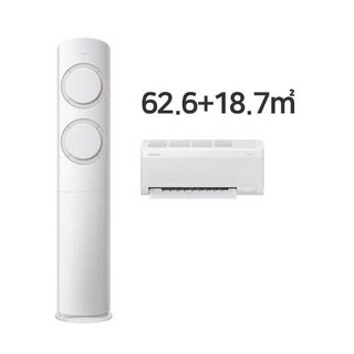 AF60F19D11BRT 삼성 25년 신형 AI Q9000 홈 멀티 19평(AI유풍)+6평(AI무풍) 투인원 에어컨(리모컨 포함), 일반배관형