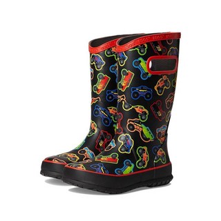 BOGS 유니 아동용 레인부츠 몬스터 트럭 유아/리틀 빅 키드 레인 부츠 블랙 멀티 152870