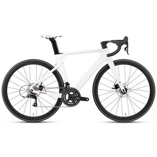 R10pro 카본 로드 바이크 RIVAL 22단 자전거 추천 경량 고성능 디스크 브레이크, 52cm, 1cm, 흰색
