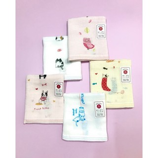 콘텍스 2겹 가제 손수건 사용 모습