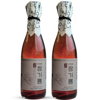 시장쏙 전연화 참기름, 2개, 300ml