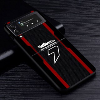핸드폰케이스 패션 F1 포뮬러 1 케이스 삼성 갤럭시 Z 플립 3 4 5G 블랙 하드 PC 폰 쉘 Z플립 보호 커버