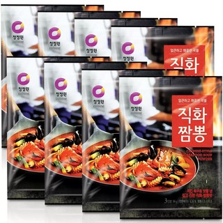 청정원 직화짬뽕분말, 8개, 96g