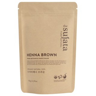 USDA 유기농 수자타 천연100% 헤나 가루 염색약 사용 모습