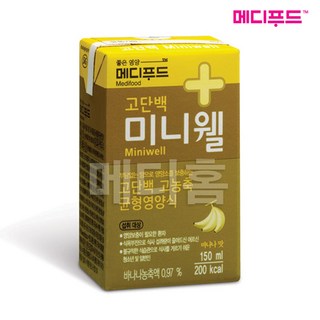 메디푸드 미니웰 바나나맛(150ml), 1개, 150ml