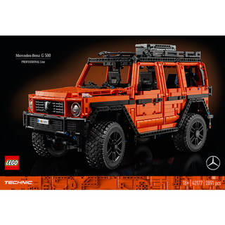 레고 테크닉 42177 Mercedes Benz G 500 PROFESSIONAL Line, 혼합색상, 1개
