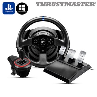 트러스트마스터 T300RS GT 레이싱휠 TH8S 쉬프터 패키지(PS5 PS4 PC용) T300, 단일속성, 1개