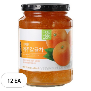 초록원 제주감귤차, 560g, 1개입, 12개
