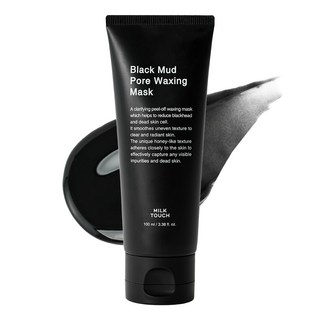 밀크터치 블랙 머드 포어 모공 피지 왁싱 마스크 100ml, 1개