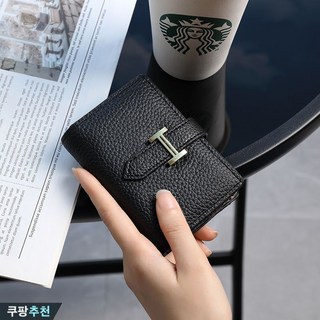 여자 카드 지갑 심플 러블 아코디언 명함 지갑