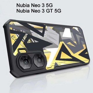 ZTE 누비아 네오 3 GT 케이스를 위한 고급스러운 전화 케이싱 네오 2 네오 3 5G NO.6를 위한 명확한 아크릴 떨어짐 예방 매우 네네네네오 3 5G NO.16