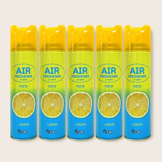 산도깨비 공기청향제 레몬향 300ml 방향제, 5개, 레몬