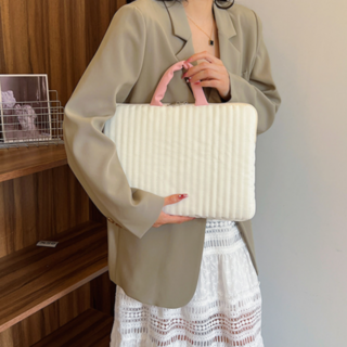 큐앤캐롯 귀여운 노트북 가방 캐릭터 방수 파우치