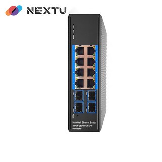 넥스트유 4포트 산업용기가비트 스위치허브 NEXT-POE2406AU-240
