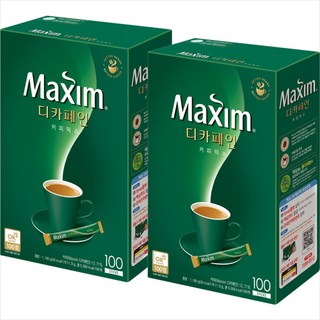(태풍몰)맥심 디카페인 커피믹스 100Tx2개/2세트구매시 1000원 할인X넉넉한 유통기한, 2개, 1개입