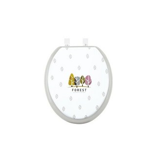 소프트 스펀지 변기커버-중형 회색 O-type aas*93415Yb, 본상품선택, 1개
