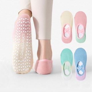 셀렉웨이브 여자 논슬립 요가 필라테스 양말 4종세트