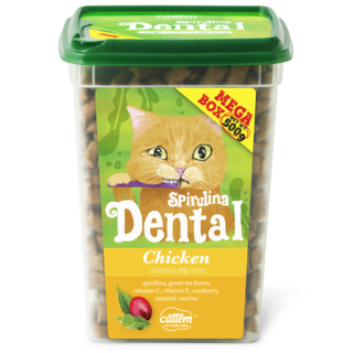캣템 고양이 스피루리나 덴탈 이빨과자
