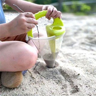 GON 모래놀이 장난감 샌드토이 모래성 만들기 해변용품, 1개, 500g, 그린