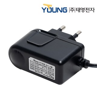 태영전자 DC5V 1A 벽걸이형 국내산 어댑터 직류 전원 장치 1개 5v1.5a