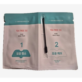 브링그린 티트리 시카 포어 코팩 3매입, 40개, 1개입