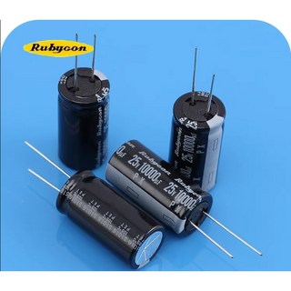 Rubycon PX 10000UF 전해 콘덴서 105 도 25V10000UF 1000 2000 시간 25PX10000M 25V 18X35 5mm, 1pcs, 1개