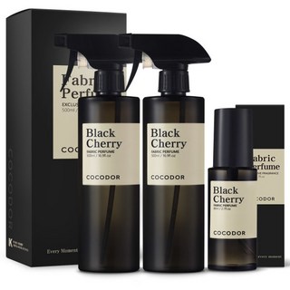 코코도르 NEW 섬유탈취제 블랙체리향 500ml X 2개 + 휴대용 80ml 증정, 1세트