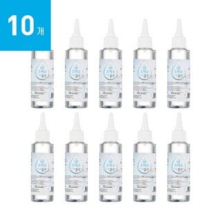 조이수 초순수 3차 살균 정제수 증류수 100ml 10개 지게차 배터리 화장품 의료용 가습기 냉각수