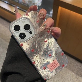 레드 활 심플한 빙하 패턴 휴대폰 케이스