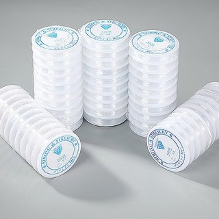 파워짐 고탄력 투명 낚시줄 우레탄 실, 5개, 투명(0.5mm*18m)