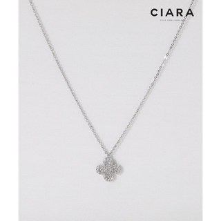 CIARA 14K Saviano 풀샤이닝 클로버벨 목걸이