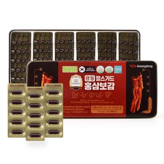 광동 헬스가드 홍삼보감 120캡슐 광동 홍삼캡슐, 1개, 120정