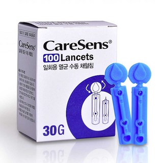 케어센스 란셋 100개입 혈당검사용 채혈침 바늘