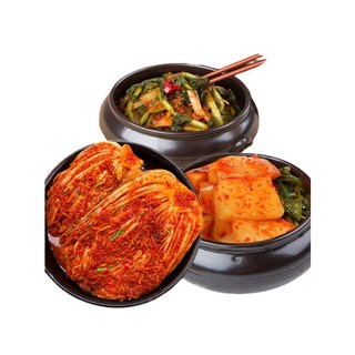 [제주 용암해수] 포기김치 1kg + 총각김치 1kg + 열무김치 1kg (국내산 100%), 포기 1kg + 총각 1kg + 열무 1kg